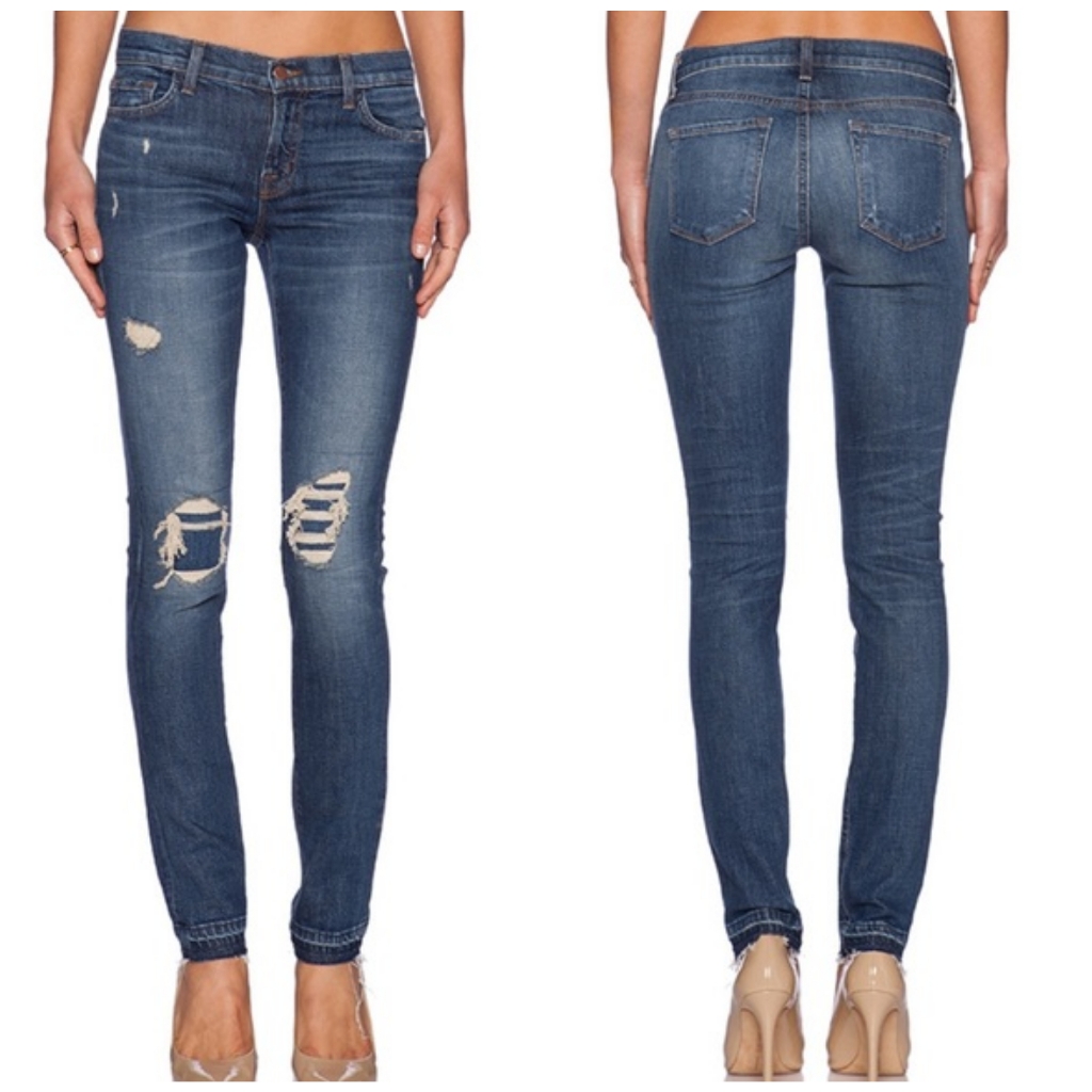 J Brand Ellis Distressed Skinny Jeans Size 28 J Brand Ellis Distressed Skinny Jeans Size 28